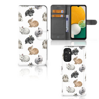 Telefoonhoesje met Pasjes voor Samsung Galaxy A14 5G Konijntjes - thumbnail
