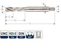 Rotec Machinetap 1/2 unc din376 blind