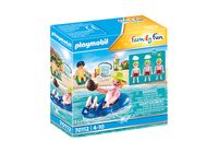PlaymobilÂ® Family Fun 70112 badgast met zwembanden