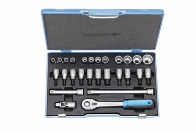 Gedore Dopsleutelset 1/2" 27-dlg. - 6140090