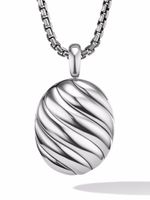 David Yurman médaillon Sculpted Cable en argent sterling (37 mm)