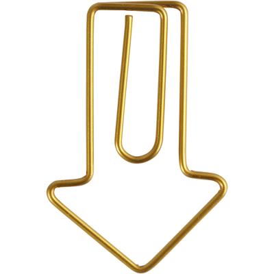 Creativ Company Clips, pijl, afm 40x25 mm, goud, 6 stuk/ 1 doos