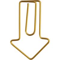 Creativ Company Clips, pijl, afm 40x25 mm, goud, 6 stuk/ 1 doos