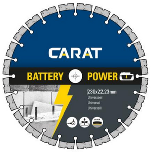 Carat Diamantzaag | Battery power universeel | Ø230x22,23 mm CBP2303000