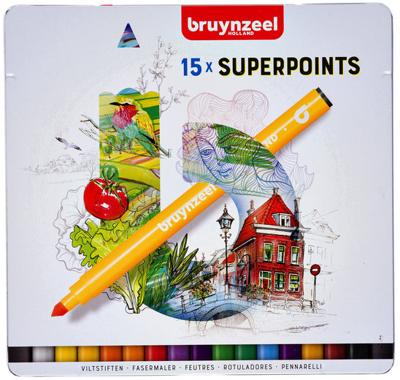 Viltstift Bruynzeel Expression blik 15 stuks