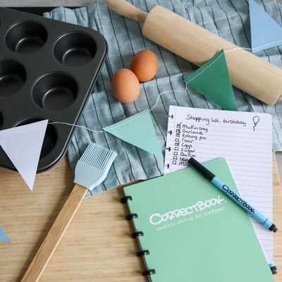 Correctbook Losse omslag - A5 Misty Mint | met penlus
