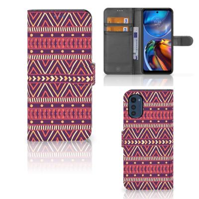 Motorola Moto E32 | Moto E32s | Telefoon Hoesje | Aztec Paars