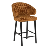 Barstoel Indigo Gold Triangle - Laag