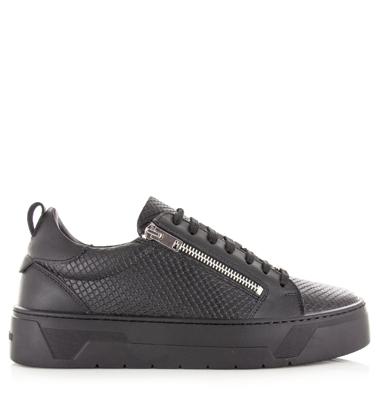 Antony Morato - Zipper sneakers zwart Leer Heren