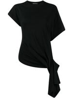 Undercover chemise en coton à design asymétrique - Noir