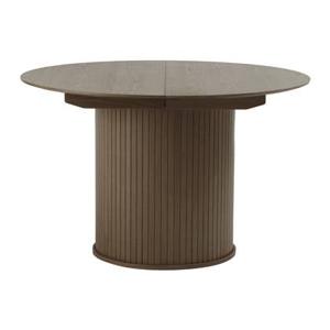 by fonQ Alon Eettafel Uitschuifbaar Rond 120/167 x 120 cm - Smoked Eiken