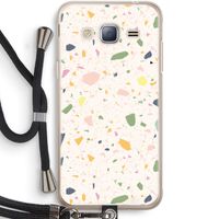 Terrazzo N°21: Samsung Galaxy J3 (2016) Transparant Hoesje met koord