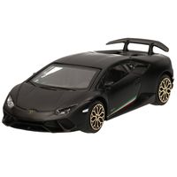 Modelauto Lamborghini Huracan Performante matzwart 1:43 - thumbnail