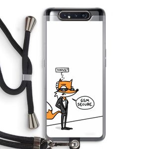 GSM secure: Samsung Galaxy A80 Transparant Hoesje met koord