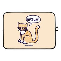 Miauw: Laptop sleeve 13 inch