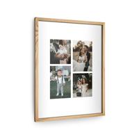 Houten lijst met gepersonaliseerde fotoafdruk - 30x40