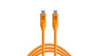 Tether Tools CUC15-ORG USB-kabel 4,6 m USB 3.2 Gen 1 (3.1 Gen 1) USB C Oranje - thumbnail