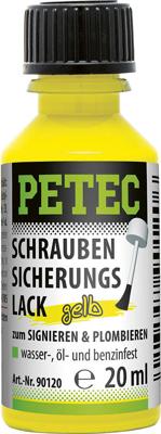 PETEC Safety varnish yellow 20m