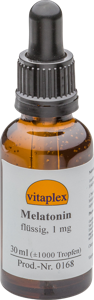 Melatonine vloeistof, 1 mg per druppel (30 ml met 1000 druppels) - Vitaplex
