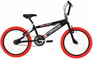 Bike Fun Tornado 20 Inch 55 cm Unisex V-Brake Zwart/Rood