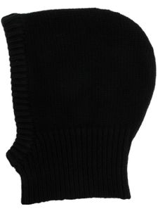 BY FAR cagoule nervurée en laine - Noir