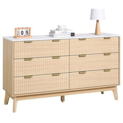 VEVOR ladekast met 6 gecanneleerde laden Ladenkast 399x1372x813mm