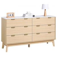 VEVOR ladekast met 6 gecanneleerde laden Ladenkast 399x1372x813mm