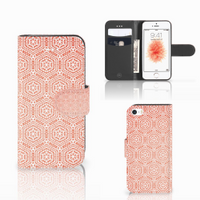 Apple iPhone 5 | 5s | SE Telefoon Hoesje Pattern Orange