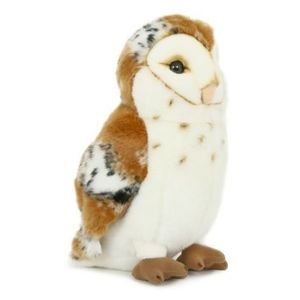 Pluche speelgoed kerkuil knuffeldier 30 cm   -