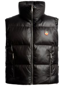 Bally gilet à patch logo - Noir