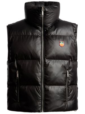 Bally gilet à patch logo - Noir