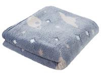 LIVARNO home Plaid 170 x 130 cm (Blauw)
