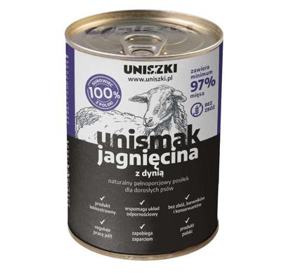 UNISZKI UNIsmak Lamb with pumpkin - natvoer voor honden - 400g