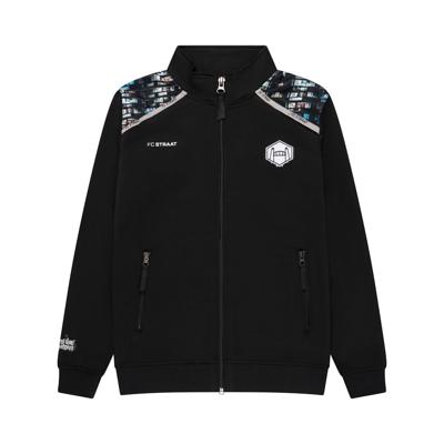 Touzani Damascus Trainingsjack Kids Zwart Wit