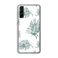 Simple leaves: Samsung Galaxy S21 Plus Transparant Hoesje