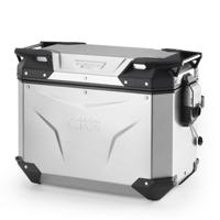 GIVI OBKEV44 Trekker Outback EVO Smart, Topkoffers en zijkoffers voor de moto, Geanodiseerd Aluminium 44l Rechts