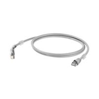 Weidmüller 1233160015 RJ45 Netwerkkabel, patchkabel CAT 6A S/FTP 1.50 m Grijs UL gecertificeerd 1 stuk(s)