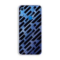 Zwarte vegen: Huawei Y6s Transparant Hoesje