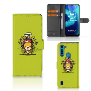 Motorola G8 Power Lite Leuk Hoesje Doggy Biscuit