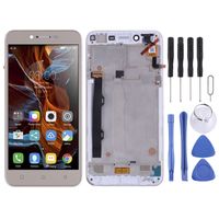 LCD-scherm en digitizer volledige assemblage met frame voor Lenovo Vibe K5 Plus A6020A46 A6020l36 A6020l37(Goud)