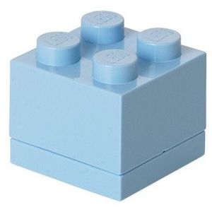 Mini opbergbox Brick 4 lichtblauw (4011)