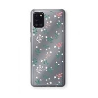 Small white flowers: Samsung Galaxy A31 Transparant Hoesje