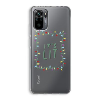 It's Lit: Xiaomi Redmi Note 10 Pro Transparant Hoesje