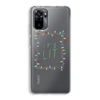 It's Lit: Xiaomi Redmi Note 10 Pro Transparant Hoesje