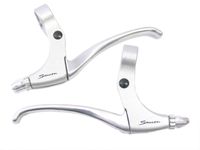 Saccon Remgreepset voor rollerbrake - 4 vingers - satin / zilver