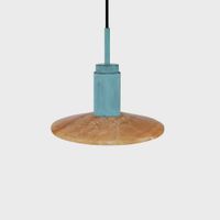 Anour Donya Onyx Solar Hanglamp - Amberkleurige kap - Geoxideerd koper