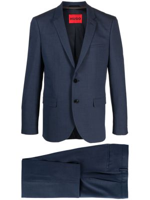 HUGO costume à veste à simple boutonnage - Bleu