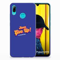 Huawei P Smart 2019 | Siliconen hoesje | met naam Never Give Up Huawei P Smart 2019 | Siliconen hoesje | met naam Never Give Up