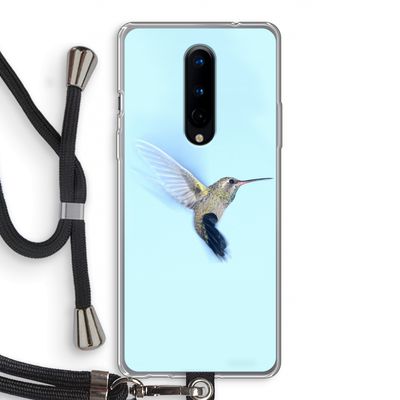 Kolibri: OnePlus 8 Transparant Hoesje met koord