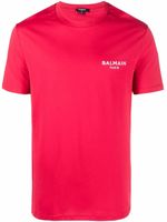 Balmain t-shirt à logo brodé - Rouge - thumbnail